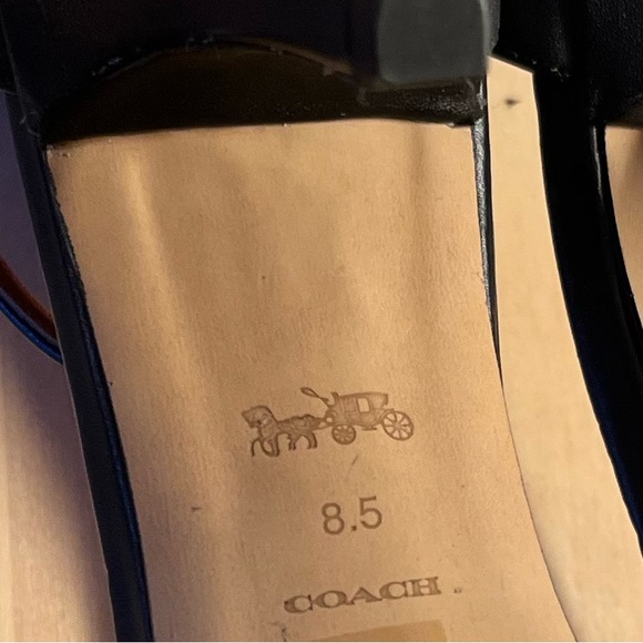Coach Black Strappy Heeled Sandals  Size 8.5 New With Out Box - Picture 7 of 7